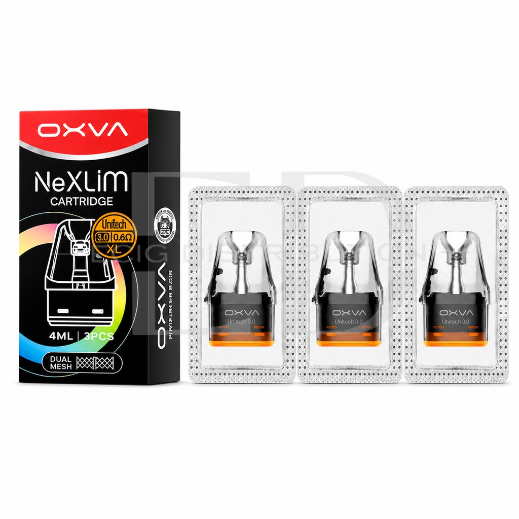 Oxva Nexlim Unitech 3.0 Refillable Pod 3Pcs/Pack - 0.6 Ohm .. 