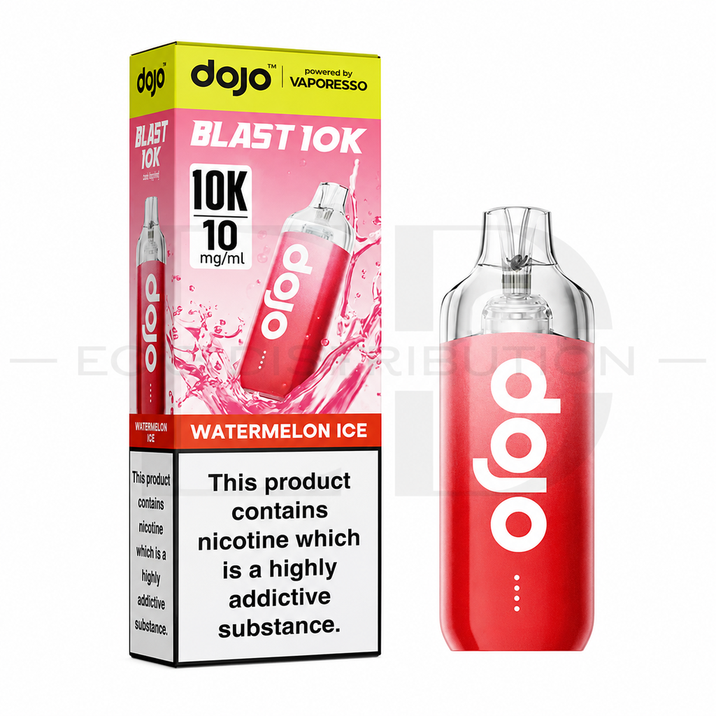 Vaporesso Dojo Blast 10K Pod Kit - Watermelon Ice 10MG 