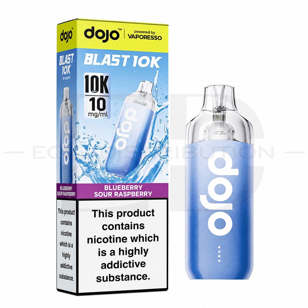 Vaporesso Dojo Blast 10K Pod Kit - Blueberry Sour Raspberry 10MG 