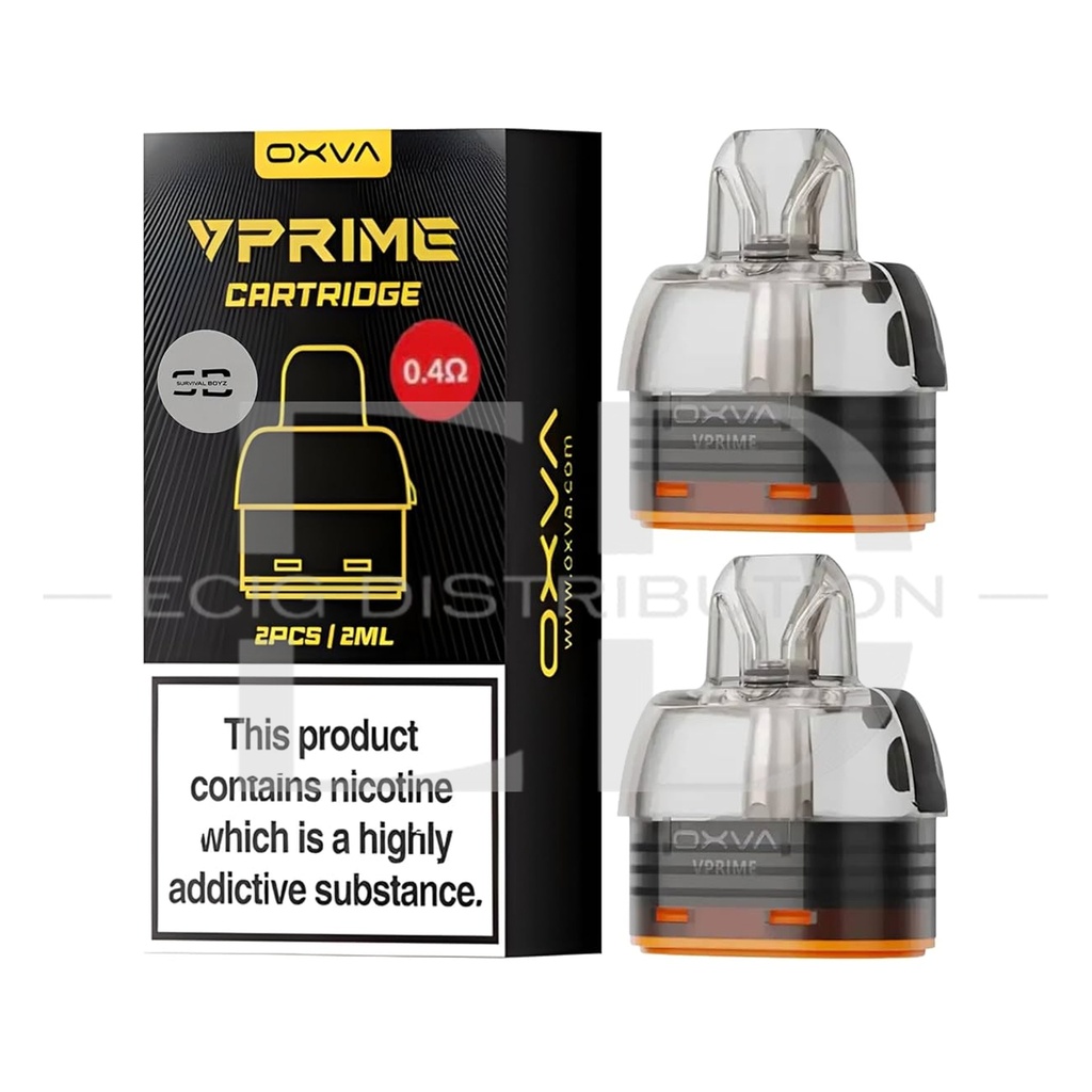 Oxva V Prime Dual Mesh Refillable Pod 2Pcs/Pack - 0.4 Ohm 