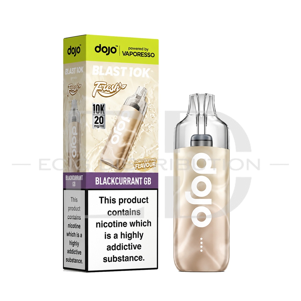 Vaporesso Dojo Blast 10K Pod Kit - Blackcurrant GB 20MG 