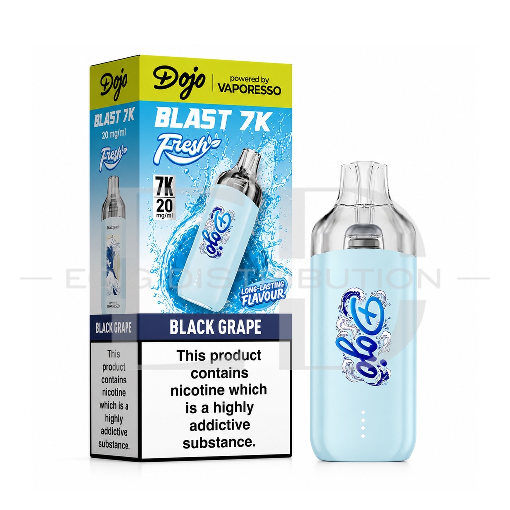 Vaporesso Dojo Blast 7K Pod Kit - Black Grape 20MG 