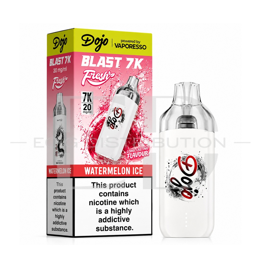 Vaporesso Dojo Blast 7K Pod Kit - Watermelon Ice 20MG 