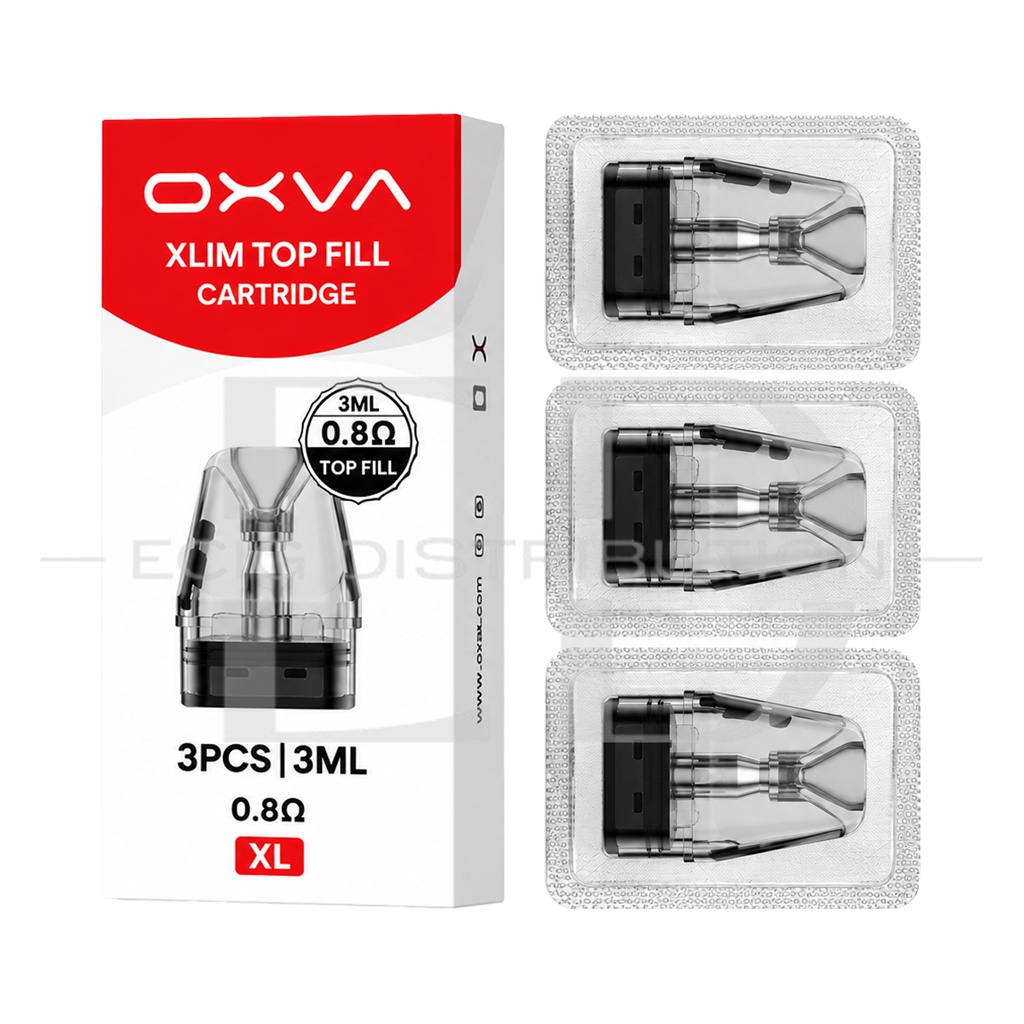 Oxva Xlim Top Fill Unitech 3.0 Refillable Pod 3Pcs/Pack - 0.8 Ohm XL 