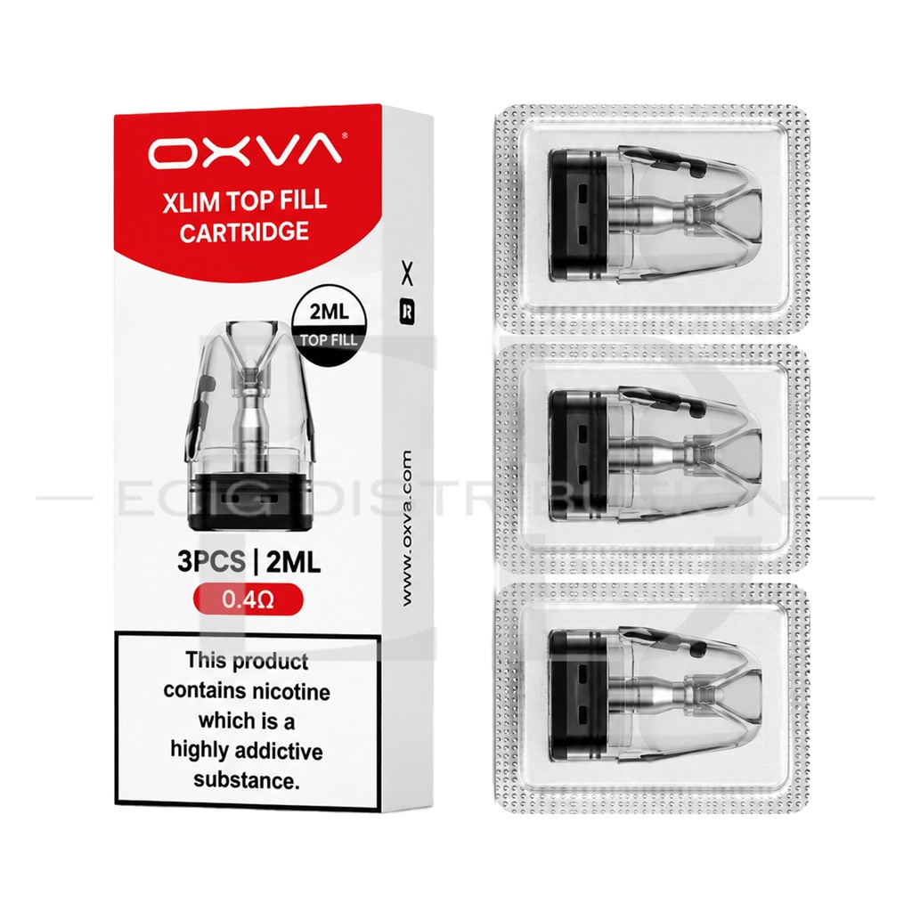 Oxva Xlim Top Fill Unitech 3.0 Refillable Pod 3Pcs/Pack - 0.4 Ohm 