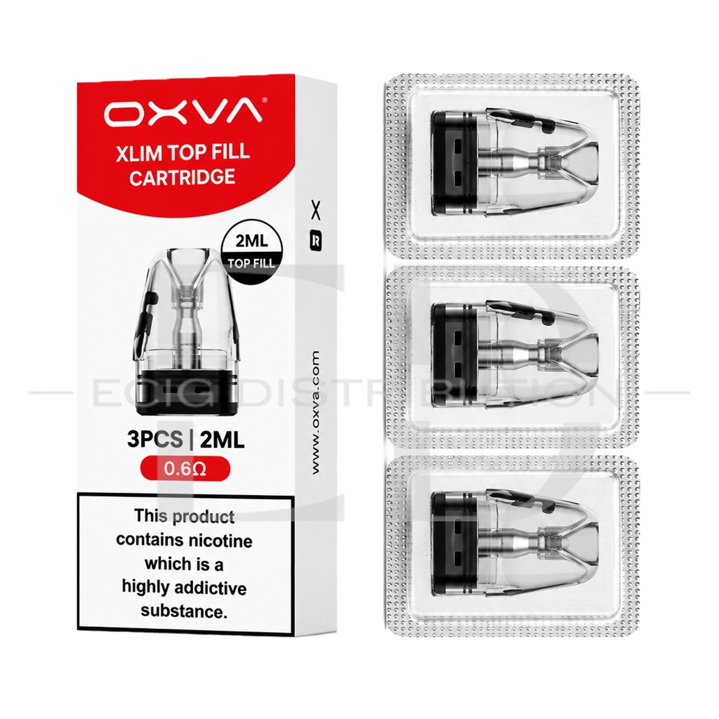 Oxva Xlim Top Fill Unitech 3.0 Refillable Pod 3Pcs/Pack - 0.6 Ohm 