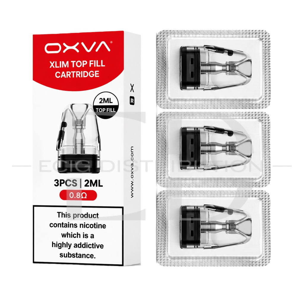 Oxva Xlim Top Fill Unitech 3.0 Refillable Pod 3Pcs/Pack - 0.8 Ohm 