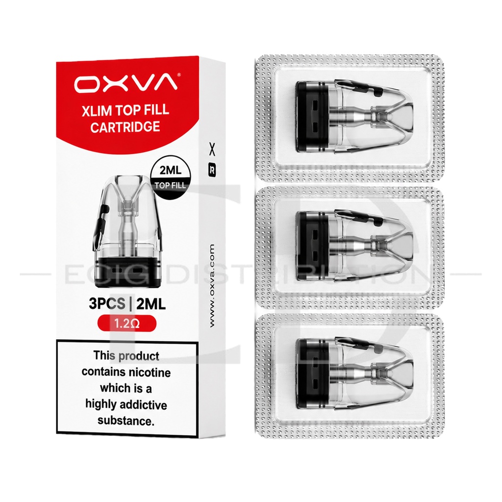 Oxva Xlim Top Fill Unitech 3.0 Refillable Pod 3Pcs/Pack - 1.2 Ohm 