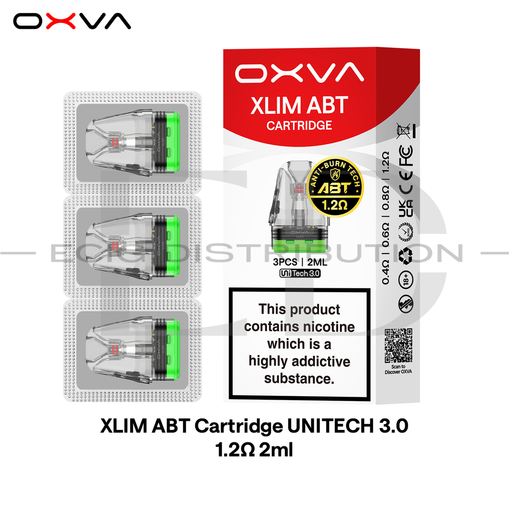 Oxva Xlim ABT Unitech 3.0 Refillable Pod 3Pcs/Pack - 1.2 Ohm 