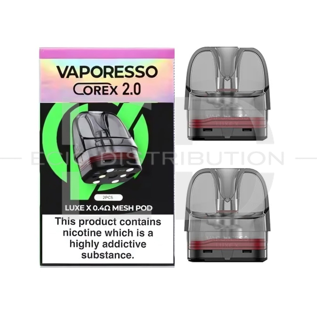Vaporesso Luxe X Series Mesh Refillable Pod 2Pcs/Pack - 0.4 Ohm