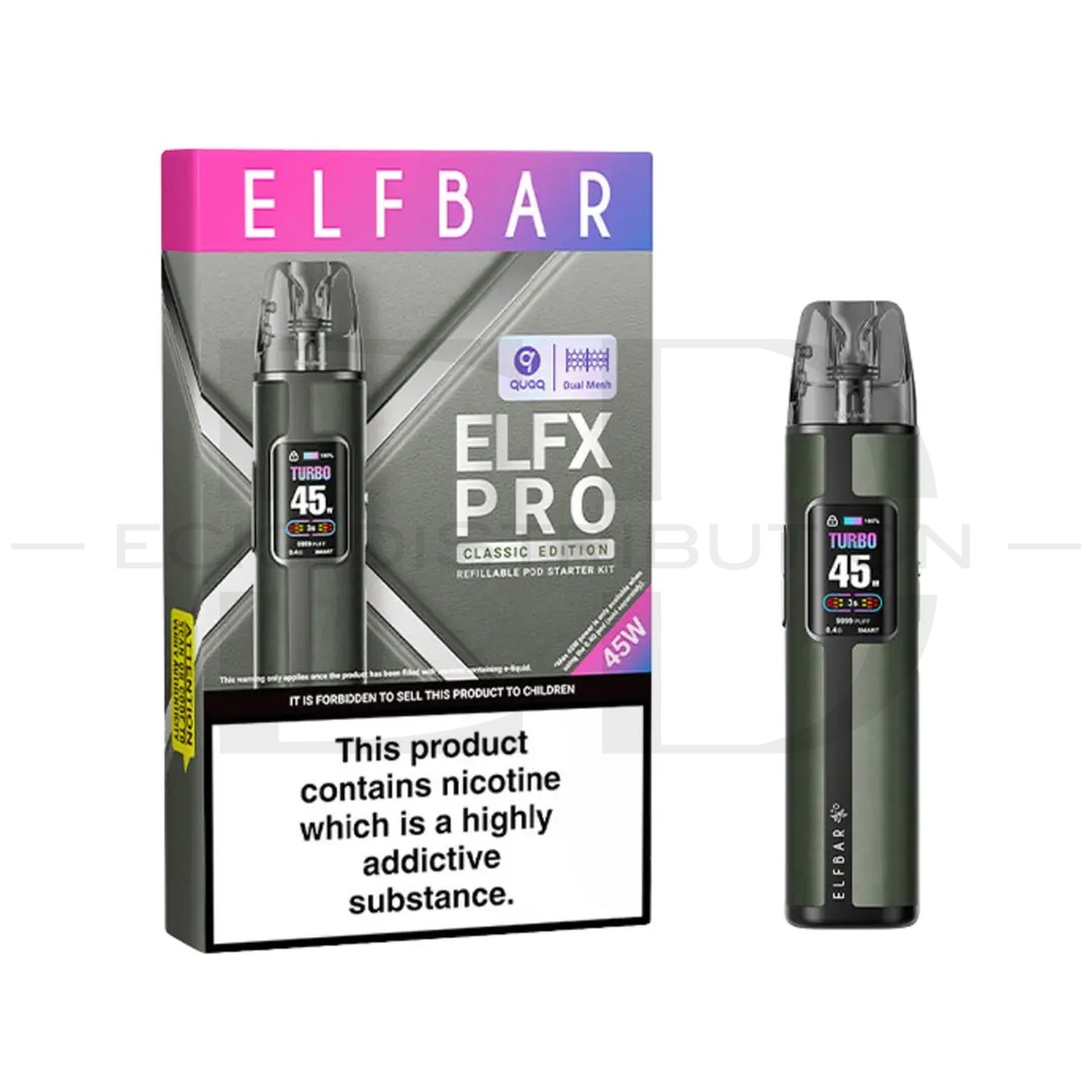 Elfbar ELFX Pro Classic Edition Pod Kit - Cowboy Gray