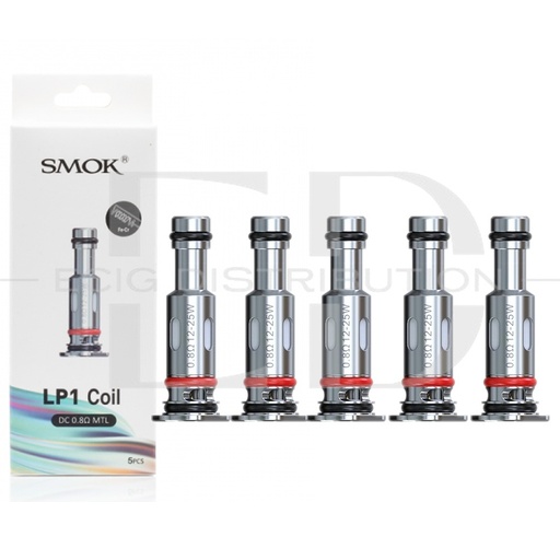 [SMOLP1DCMC5Pcs/Pack-0.8OHM] Smok LP1 DC MTL Coil 5Pcs/Pack - 0.8 Ohm