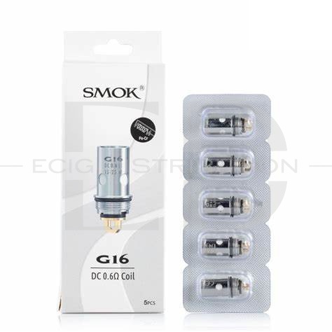 [SMOG16DCC5Pcs/Pack-0.6OHM] Smok G16 DC Coil 5Pcs/Pack - 0.6 Ohm