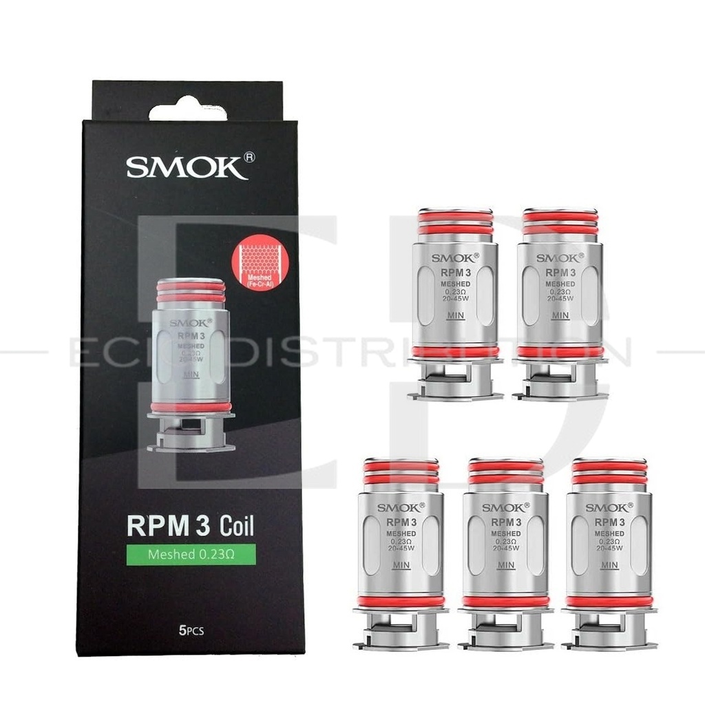 Smok RPM 3 Meshed Coil 5Pcs/Pack - 0.23 Ohm