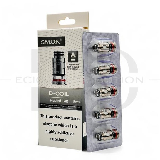 [SMOMEC5Pcs/Pack-0.4OHM] Smok D-COIL Meshed Coil 5Pcs/Pack - 0.4 Ohm