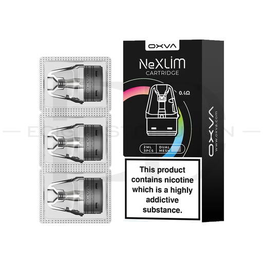[OXVNREP3Pcs/Pack-0.4OHM] Oxva Nexlim Refillable Pod 3Pcs/Pack - 0.4 Ohm