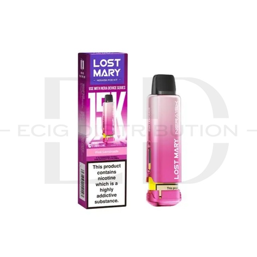 [LOSMNE15KRP-PL] Lost Mary Nera 15K Refillable Pod - Pink Lemonade