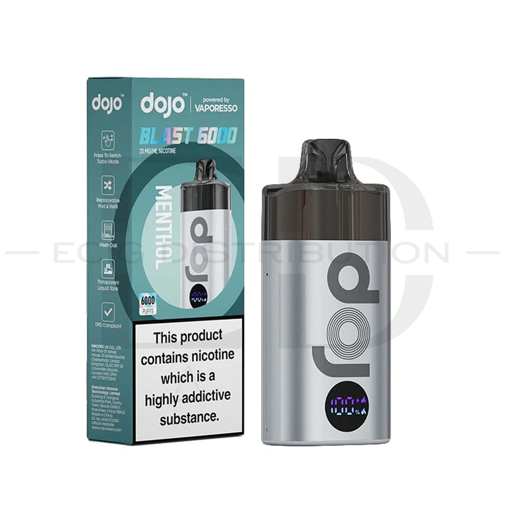 Vaporesso Dojo Blast 6000 Pod Kit - Menthol 20MG