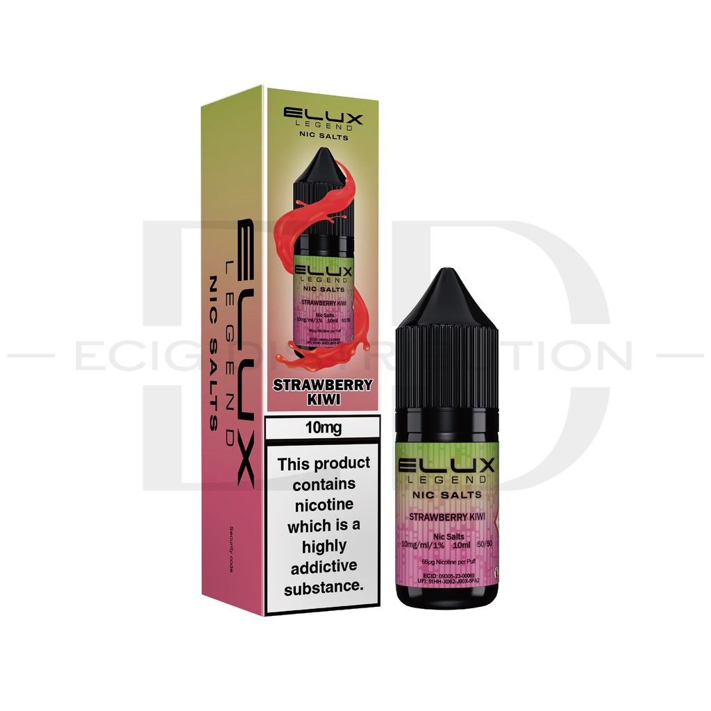 Elux Nic Salts - Strawberry Kiwi 10MG