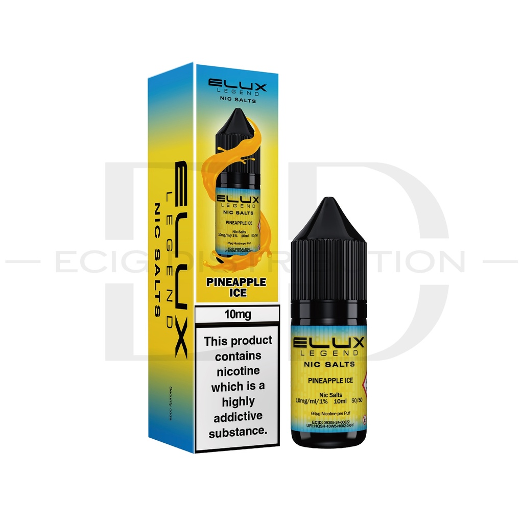 Elux Nic Salts - Pineapple Ice 10MG