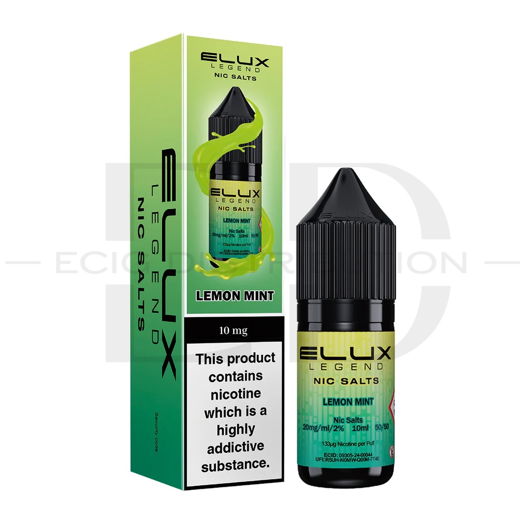 Elux Nic Salts - Lemon Mint 10MG
