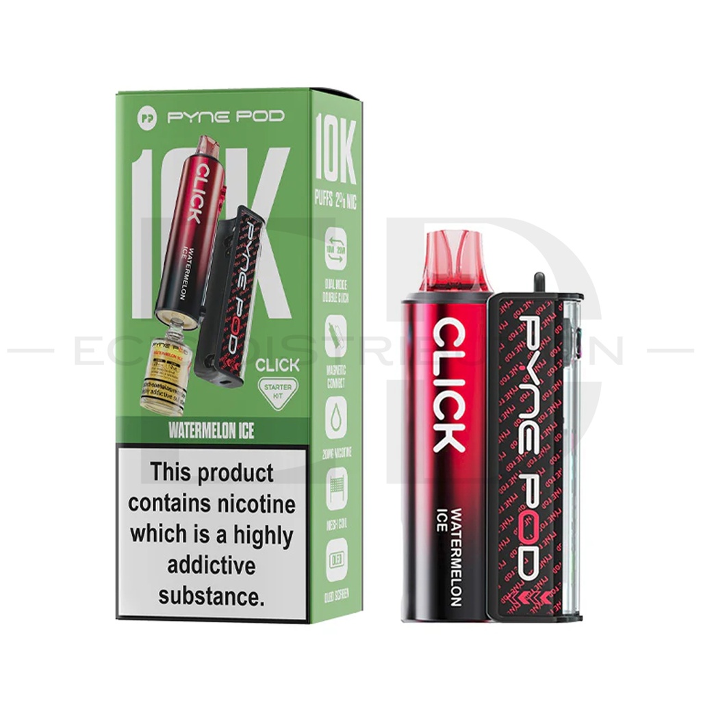 Pyne Pod Click 10K Starter Kit - Watermelon Ice