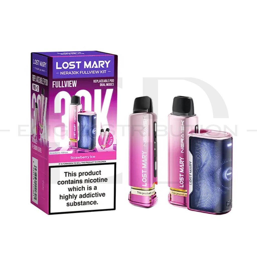 Lost Mary Nera 30K Full View Kit - Strawberry Edition