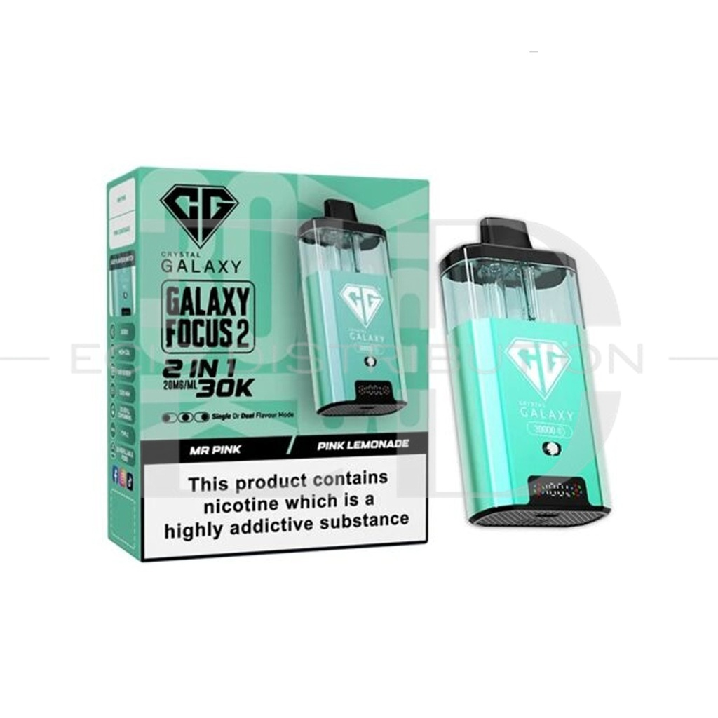 Crystal Galaxy Focus 2 30K Pod Kit - Mr Pink / Pink Lemonade 20MG