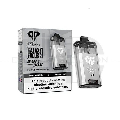 [CRYGFO230KPK-FCCI20MG] Crystal Galaxy Focus 2 30K Pod Kit - Fizzy Cherry / Cherry Ice 20MG