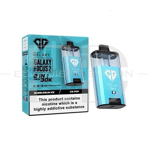 [CRYGFO230KPK-BIIP20MG] Crystal Galaxy Focus 2 30K Pod Kit - Bubblegum Ice / Ice Pop 20MG