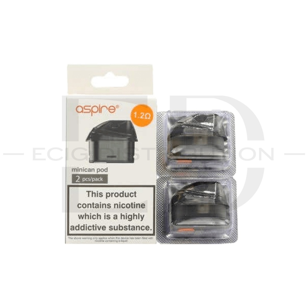 Aspire Minican Refillable Pod 2Pcs/Pack - 1.2 Ohm