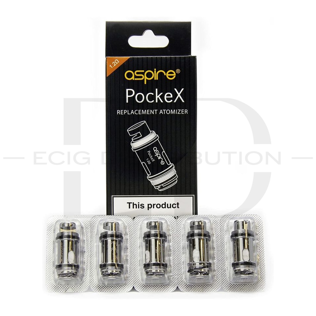 Aspire PockeX Replacement Atomizer Coil 5Pcs/Pack - 1.2 Ohm