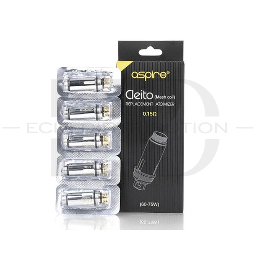 [ASPC12RAMC5Pcs/Pack-0.15OHM] Aspire Cleito 120 Replacement Atomizer Mesh Coil 5Pcs/Pack - 0.15 Ohm