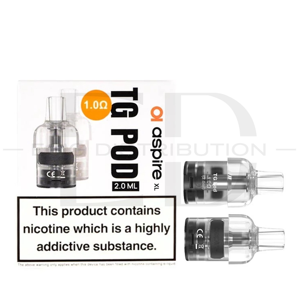 Aspire TG Refillable Pod 2Pcs/Pack - 1.0 Ohm XL