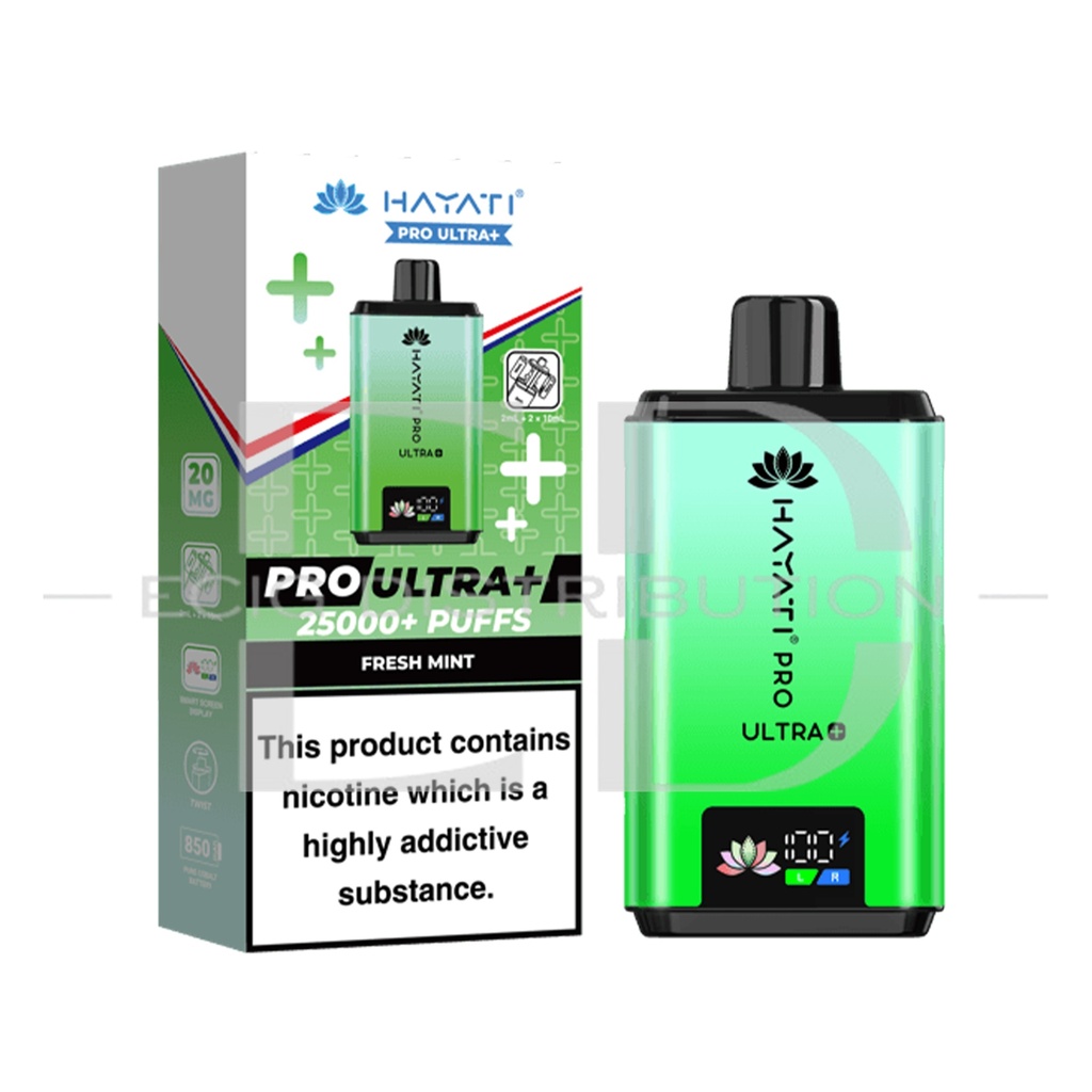 Hayati Pro Ultra+ Pod Kit - Fresh Mint 20MG