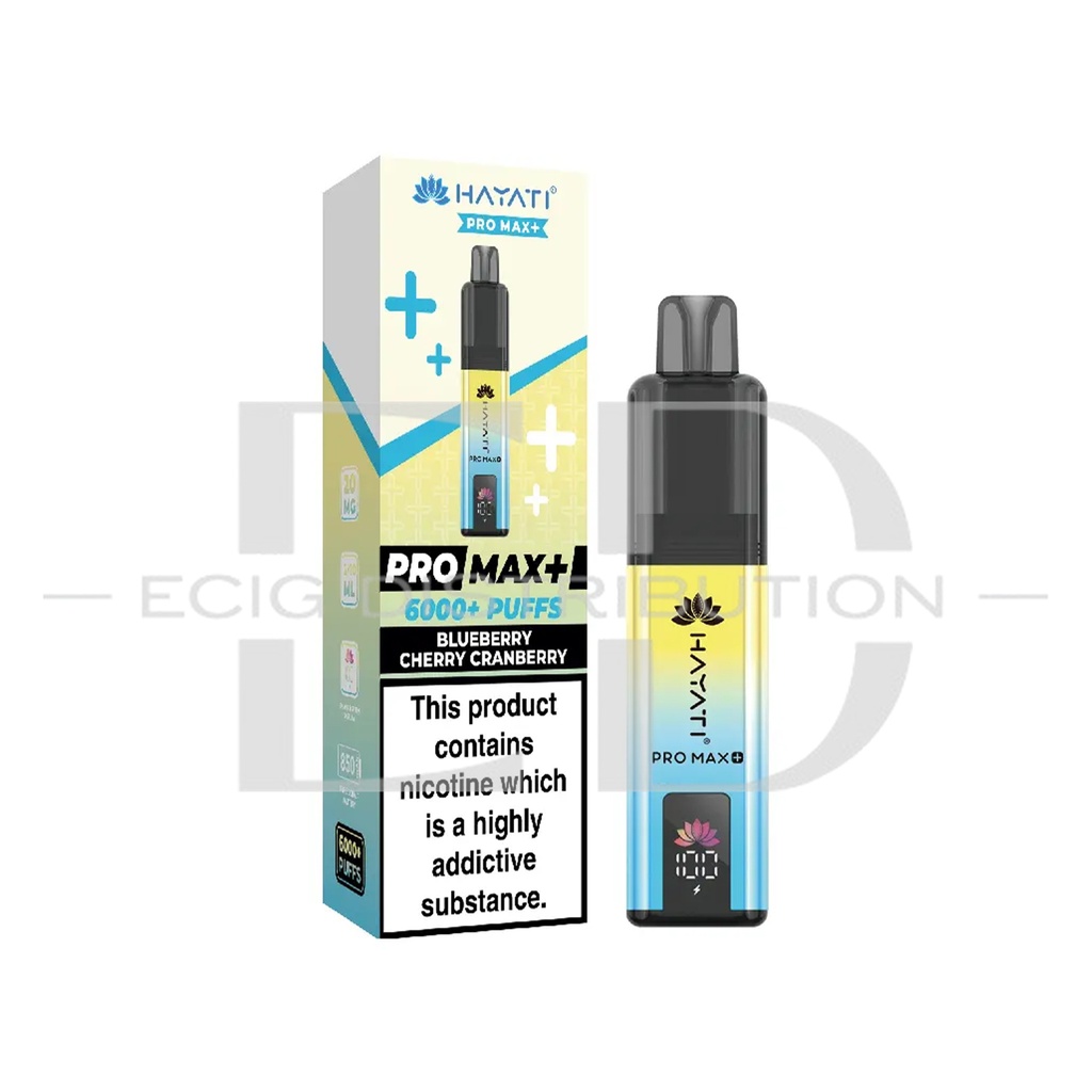 Hayati Pro Max+ Pod Kit - Blueberry Cherry Cranberry 20MG