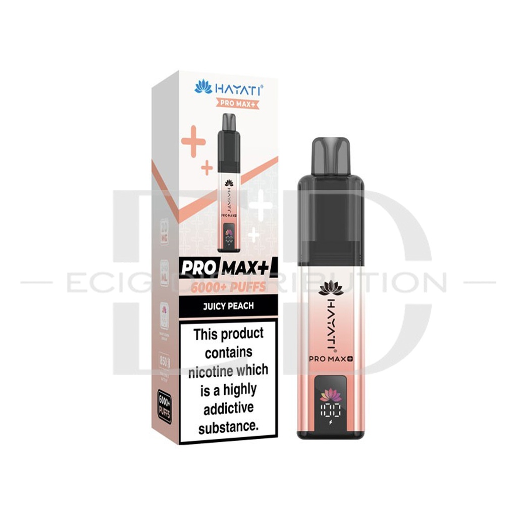 Hayati Pro Max+ Pod Kit - Juicy Peach 20MG