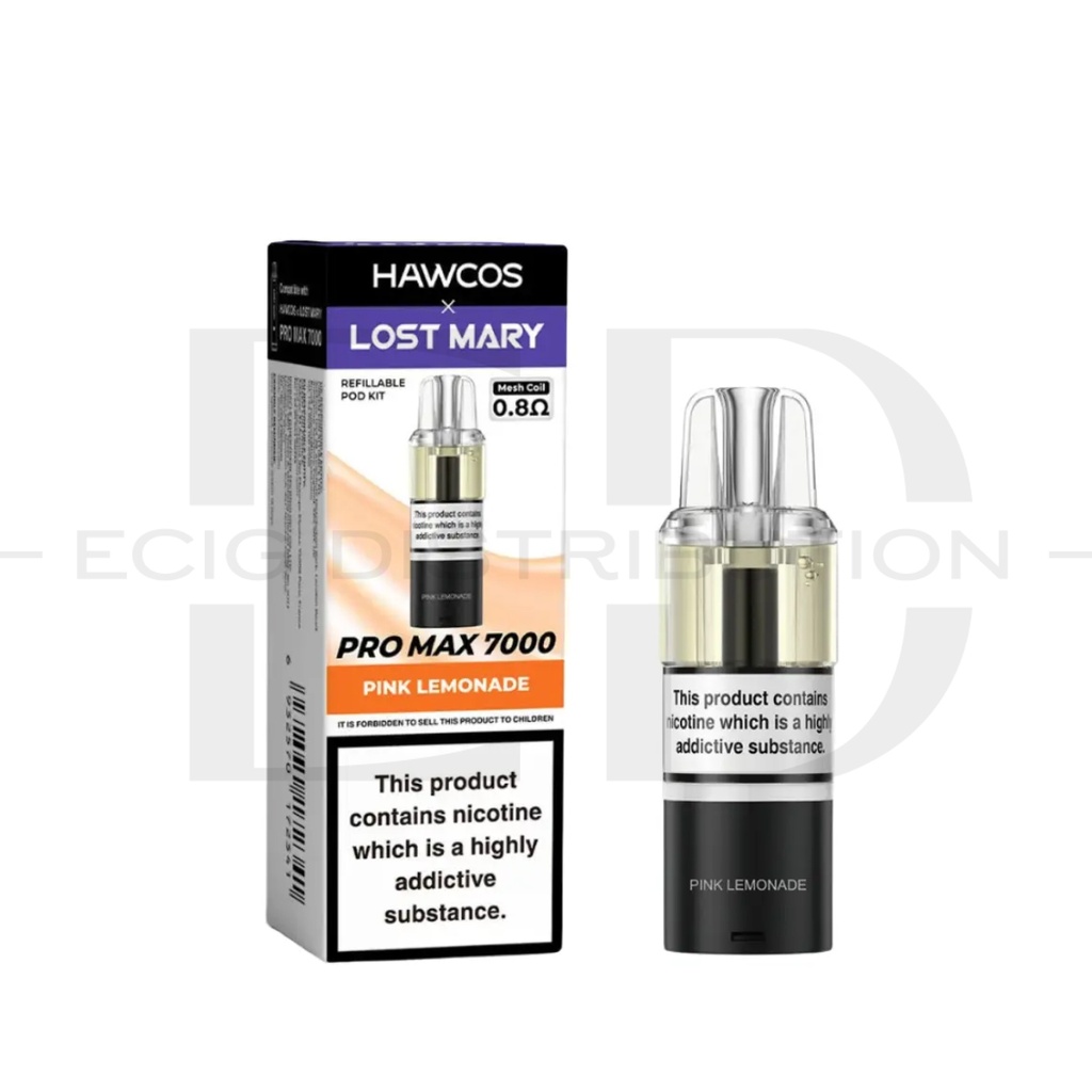 Lost Mary Hawcos Pro Max 7000 Refillable Pod - Pink Lemonade