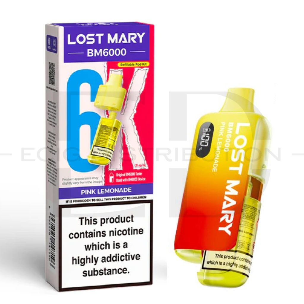 Lost Mary BM6000 Pod Kit - Pink Lemonade