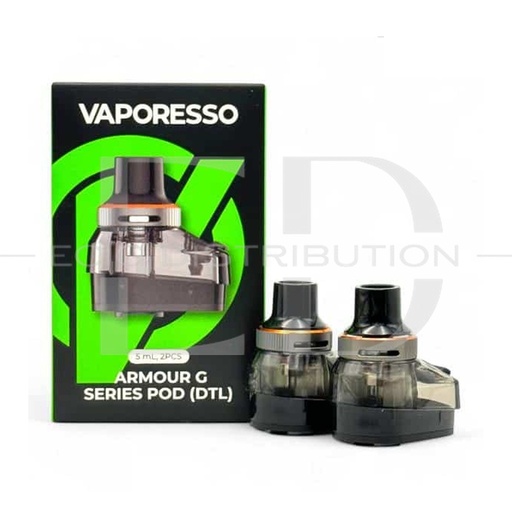 [VAPAGSDRP2Pcs/Pack-X] Vaporesso Armour G Series DTL Refillable Pod 2Pcs/Pack - XL