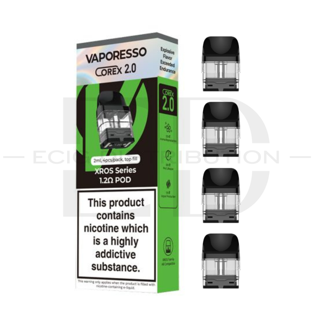 Vaporesso XRos Corex 2.0 Refillable Pod 4Pcs/Pack - 1.2 Ohm