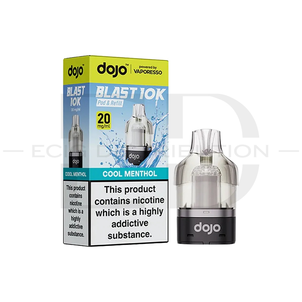 Vaporesso Dojo Blast 10/30K Refillable Pod - Cool Menthol 20MG