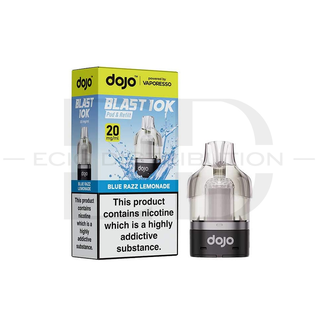 Vaporesso Dojo Blast 10/30K Refillable Pod - Blue Razz Lemonade 20MG