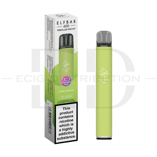 [ELF600POK-AP] Elfbar 600 Pod Kit - Apple Peach