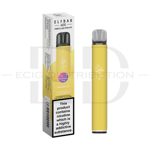 [ELF600POK-BI] Elfbar 600 Pod Kit - Banana Ice