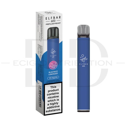 [ELF600POK-BRL] Elfbar 600 Pod Kit - Blue Razz Lemonade