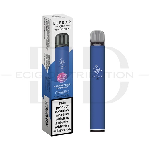 [ELF600POK-BSR] Elfbar 600 Pod Kit - Blueberry Sour Raspberry
