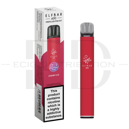 [ELF600POK-CI] Elfbar 600 Pod Kit - Cherry Ice