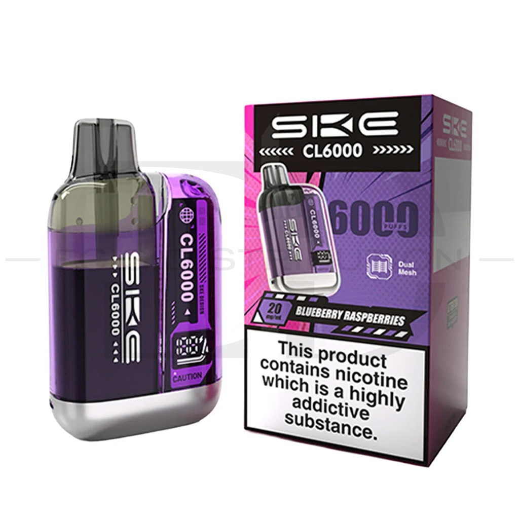 SKE Crystal CL6000 Pod Kit - Blueberry Raspberries