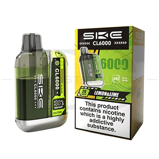 [SKECCLPK-LL] SKE Crystal CL6000 Pod Kit - Lemon & Lime